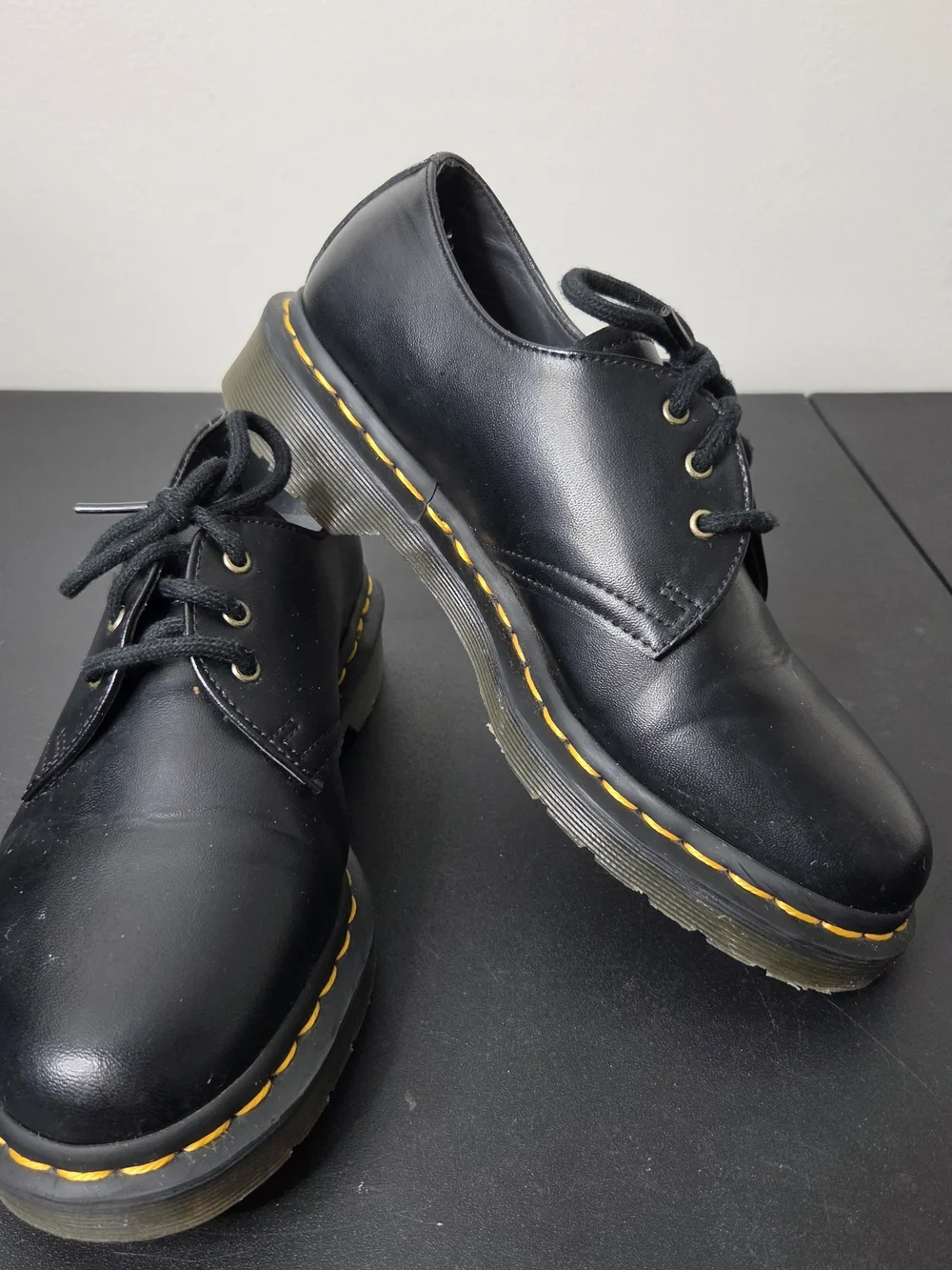 Dr Martens Men's Vegan 1461 Felix Oxford Shoes In Black